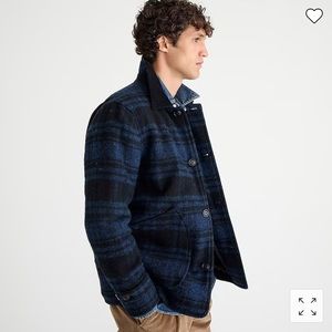 NWT Barn Jacket in plaid English wool